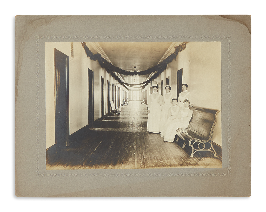(MEDICINE.) Group of photographs and records relating to the Danville State Hospital.